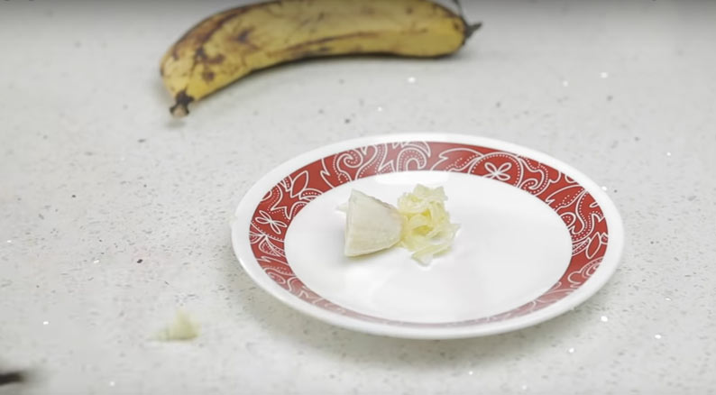 banana scraping