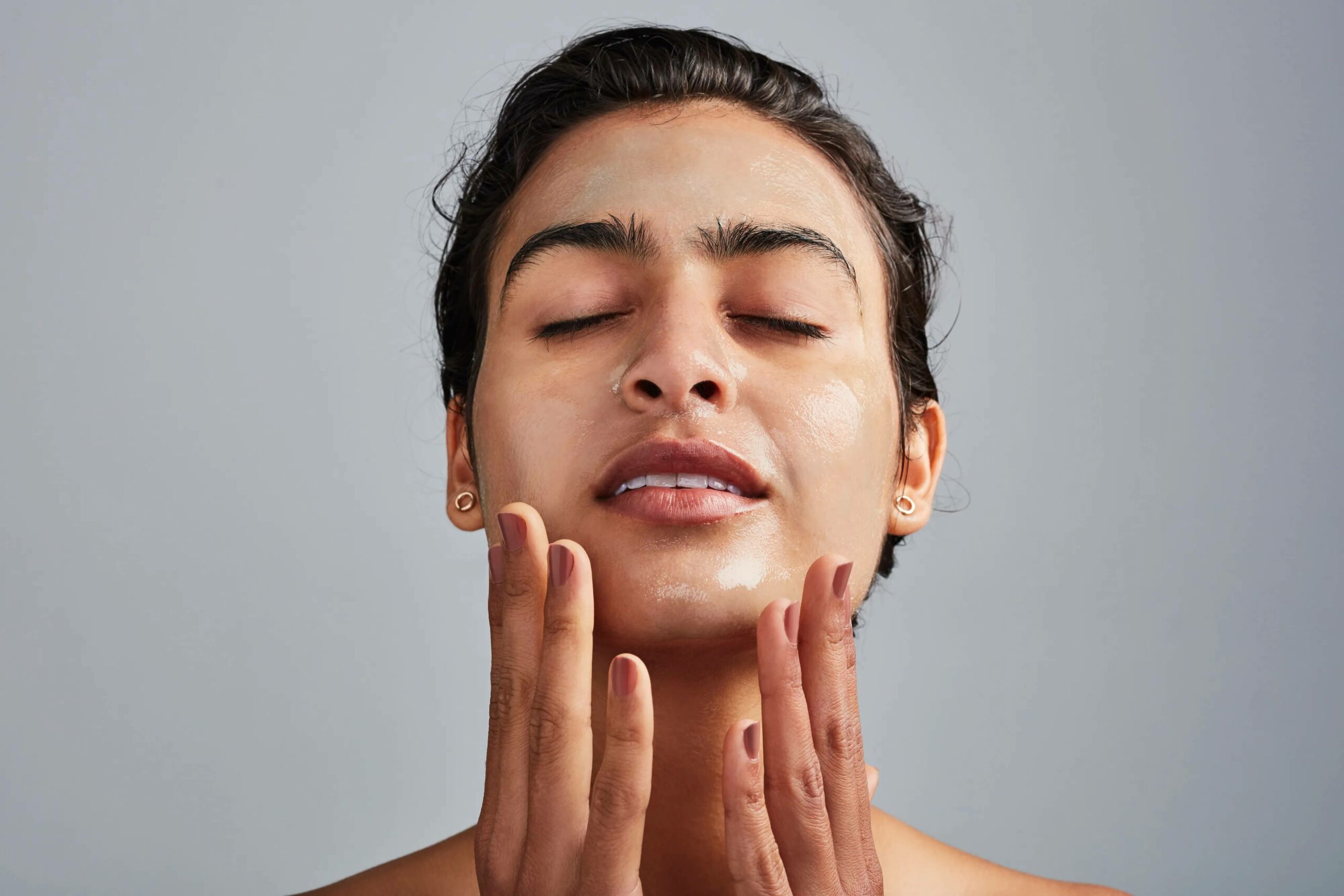 Indian lady skincare